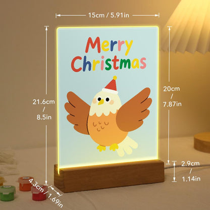 Eagle Spreading Festive Wings paint by numbers light-up sign – image 21