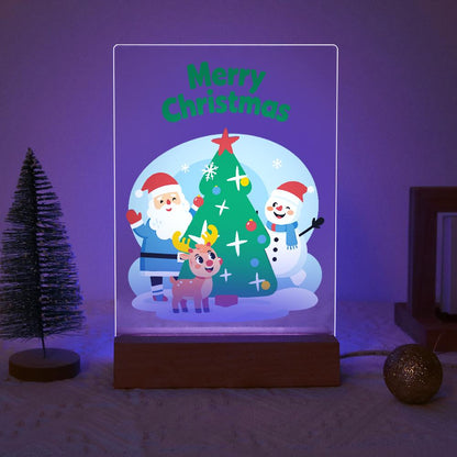 Santa, Snowman and Reindeer Trio paint by numbers light-up sign – image 18