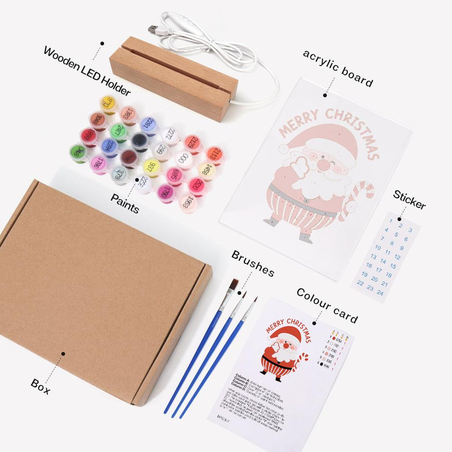 Light-up sign kit contents