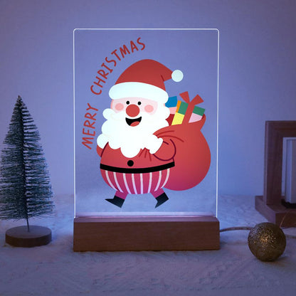 Santa Off to Deliver Gifts paint by numbers light-up sign – image 14