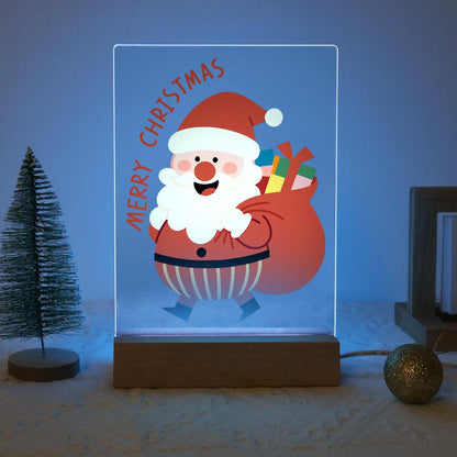 Santa Off to Deliver Gifts paint by numbers light-up sign – image 16