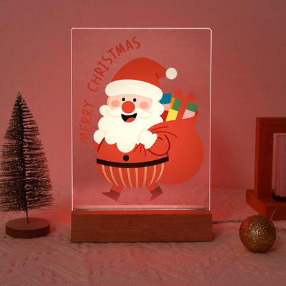 Santa Off to Deliver Gifts paint by numbers light-up sign – image 17
