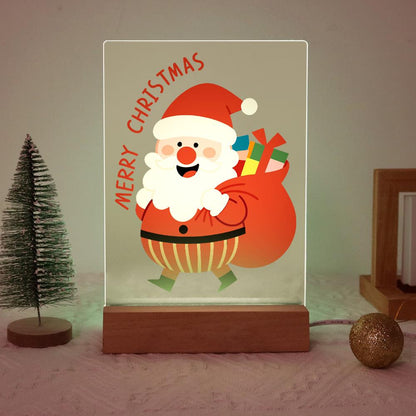 Santa Off to Deliver Gifts paint by numbers light-up sign – image 20
