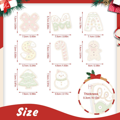 Spell-It-Out Xmas Cookies ornament set – image 2