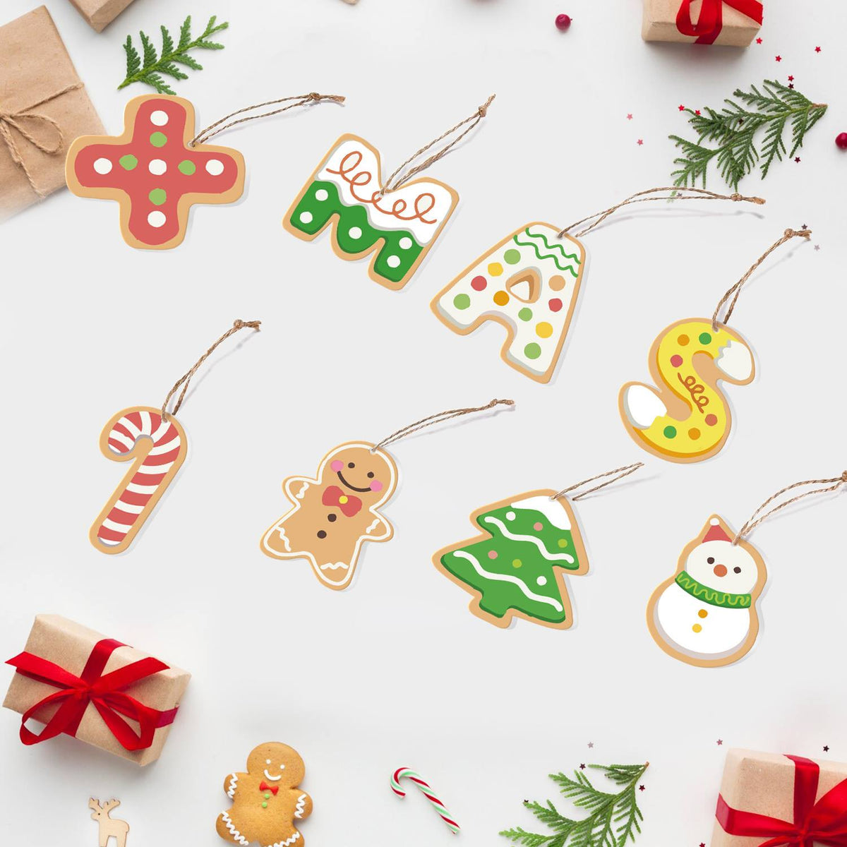 Spell-It-Out Xmas Cookies ornament set – image 6