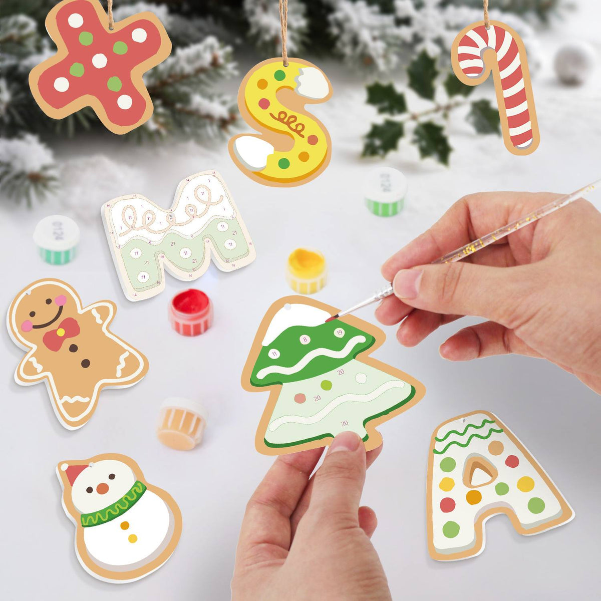 Spell-It-Out Xmas Cookies ornament set – image 7