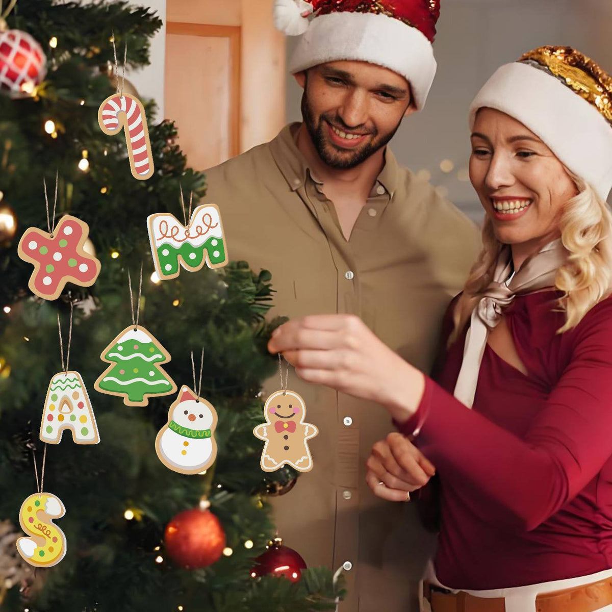 Spell-It-Out Xmas Cookies ornament set – image 11