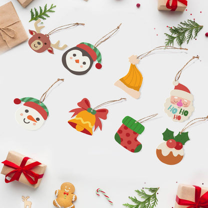 Penguin and Christmas Pudding ornament set – image 6