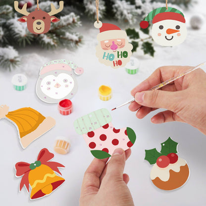 Penguin and Christmas Pudding ornament set – image 7