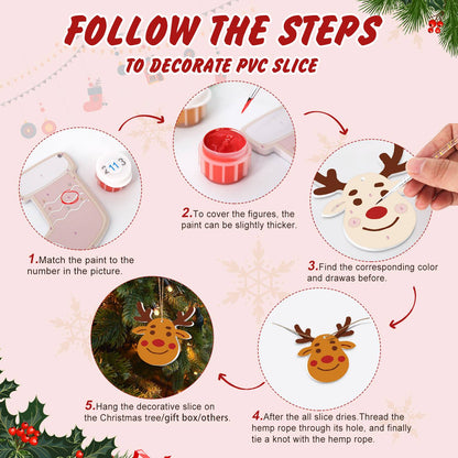 Purple Bauble and Peppermint ornament set – image 4