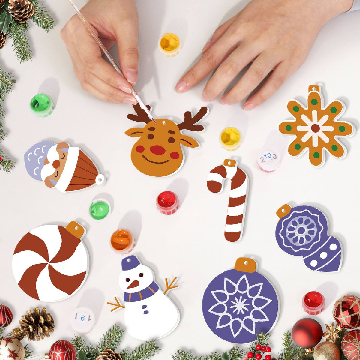 Purple Bauble and Peppermint ornament set – image 8