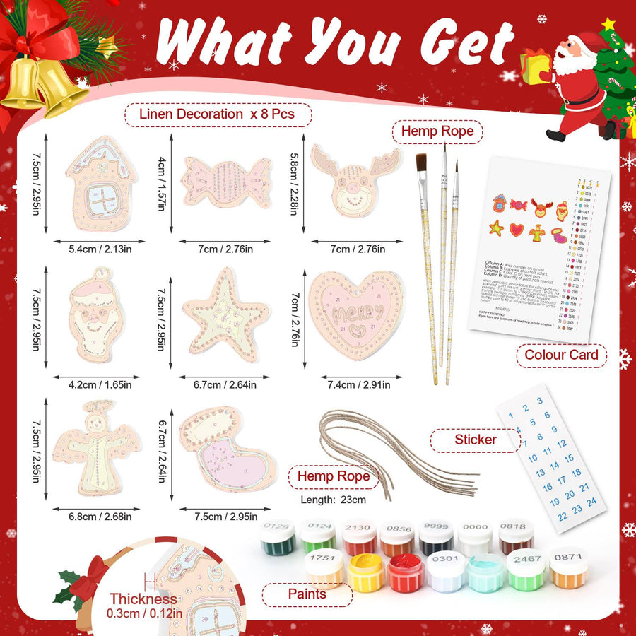 Ornament kit contents