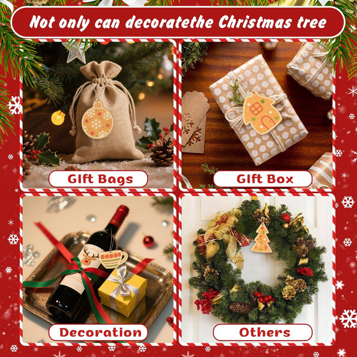 Honey Teacup and Patchwork Heart ornament set – image 12