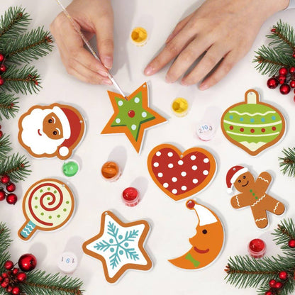 Sleepy Moon and Polka Heart ornament set – image 10