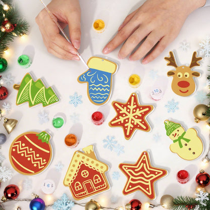 Blue Mitten and Zigzag Bauble ornament set – image 8