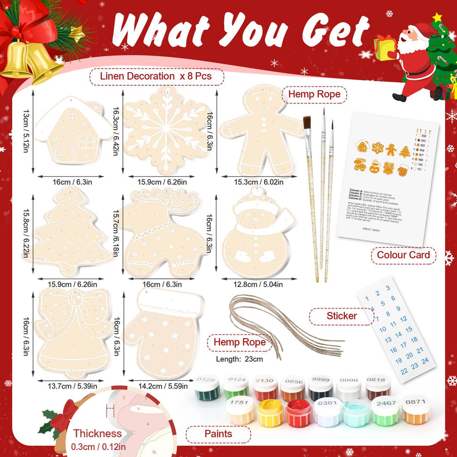 Ornament kit contents
