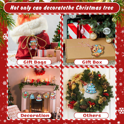Bluebird Holly and Frosted Tree ornament set – image 13