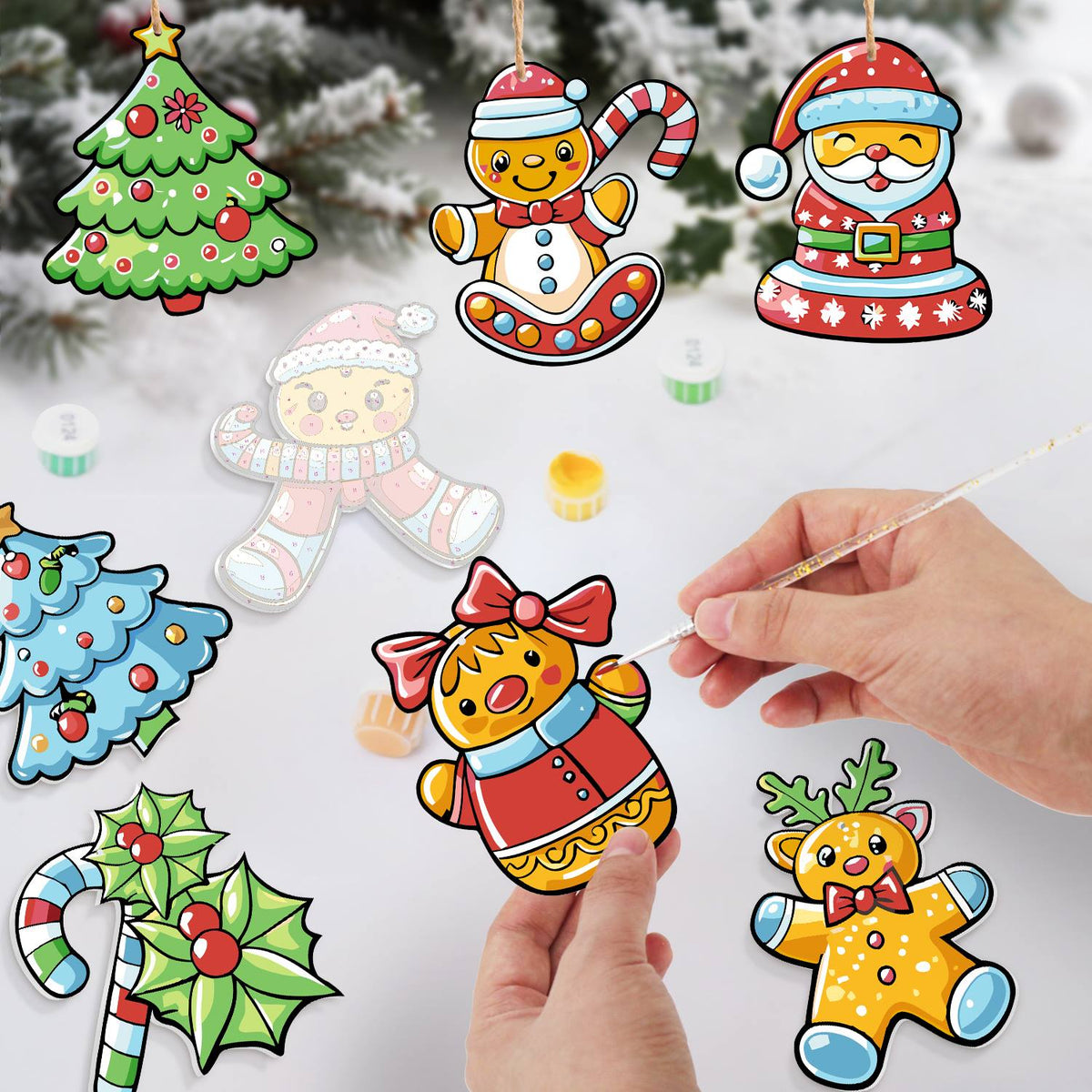 Holly Candy Canes and Cuties ornament set – image 7
