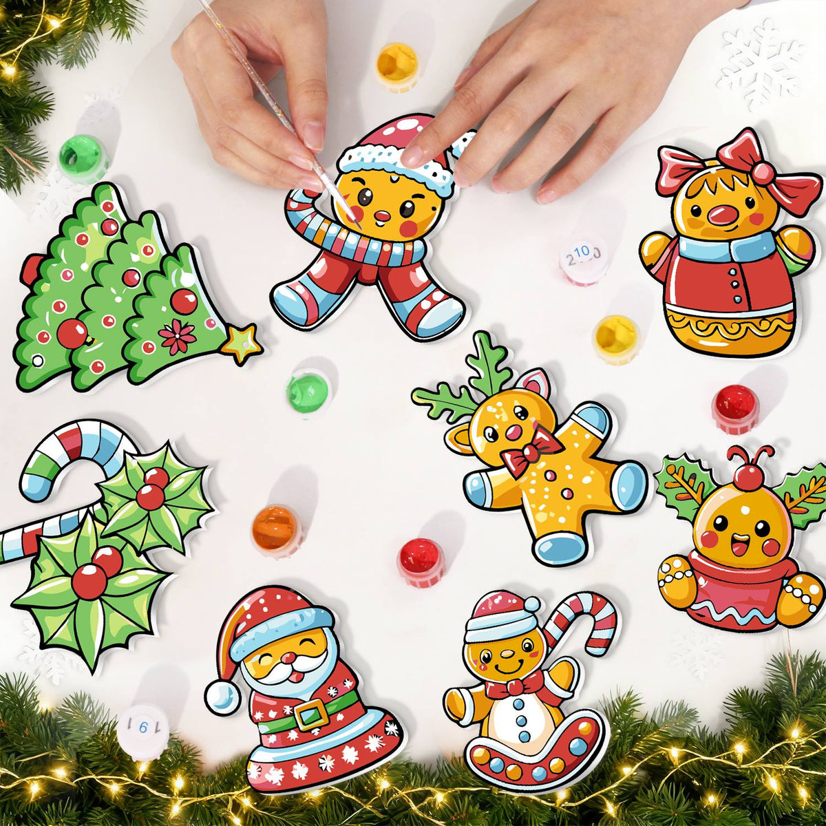 Holly Candy Canes and Cuties ornament set – image 8