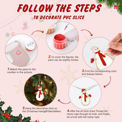 Lace Heart and Gingerbread Angel ornament set – image 4