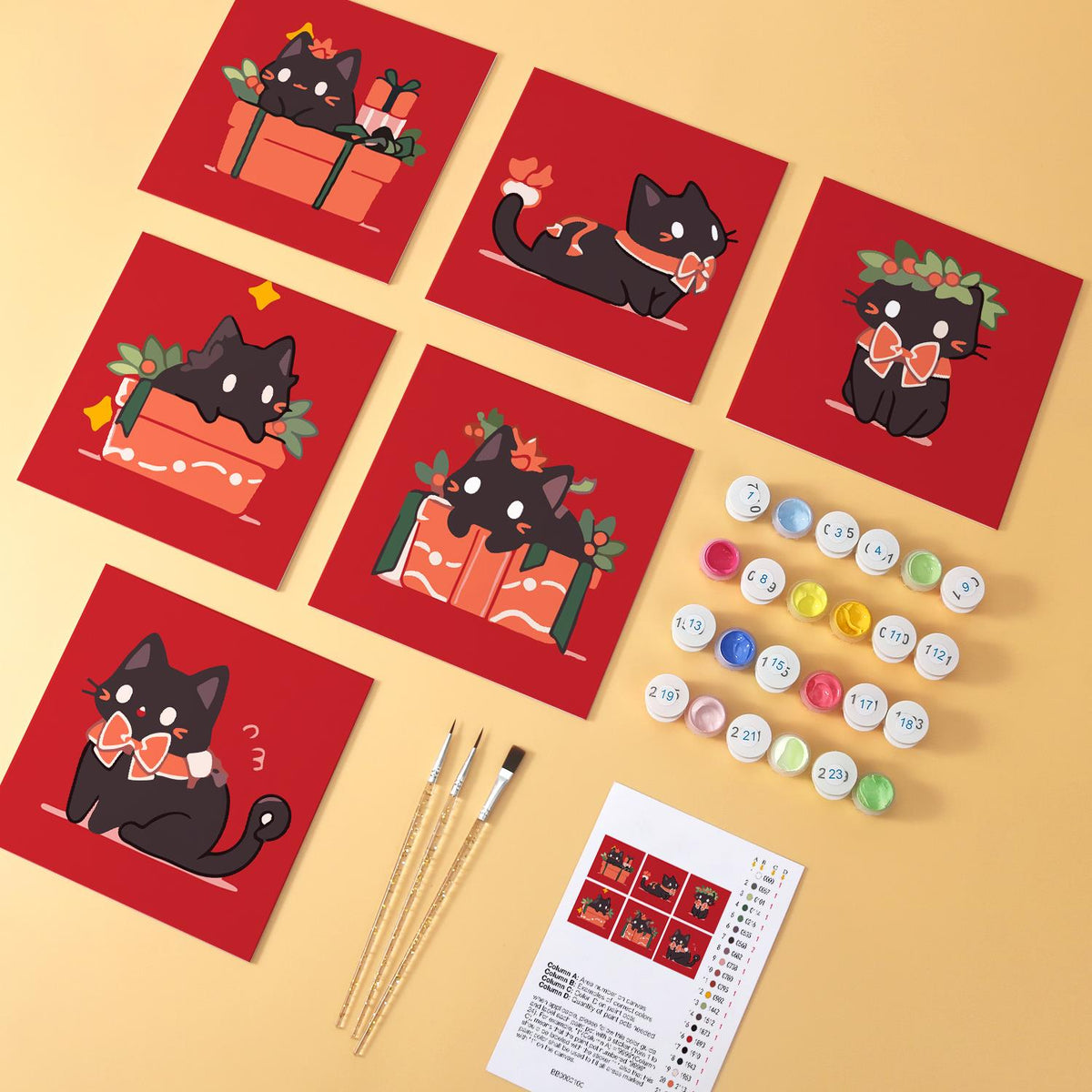 Black Cats in Gift Boxes mini board kit – image 5