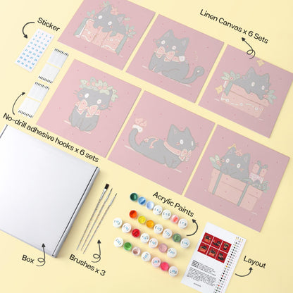Black Cats in Gift Boxes mini board kit – image 15