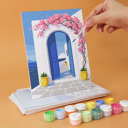 Blue Domes and Bougainvillea mini board kit – image 4