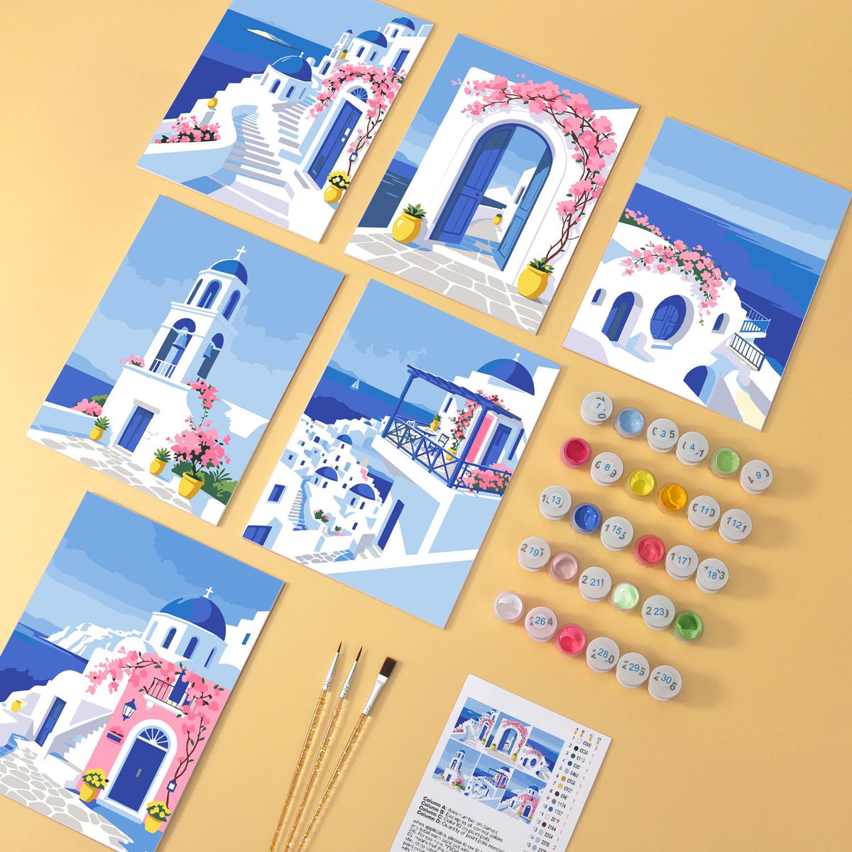 Blue Domes and Bougainvillea mini board kit – image 5