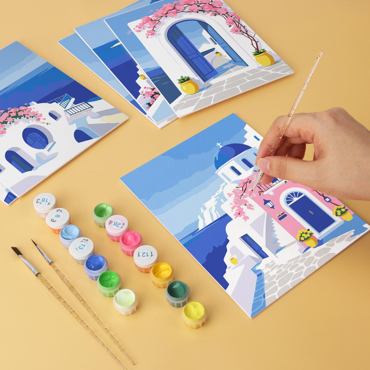 Blue Domes and Bougainvillea mini board kit – image 7
