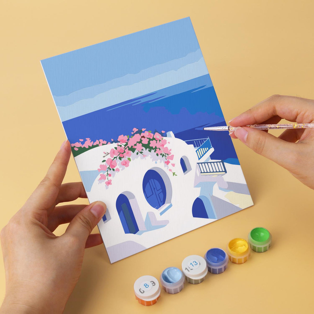 Blue Domes and Bougainvillea mini board kit – image 8