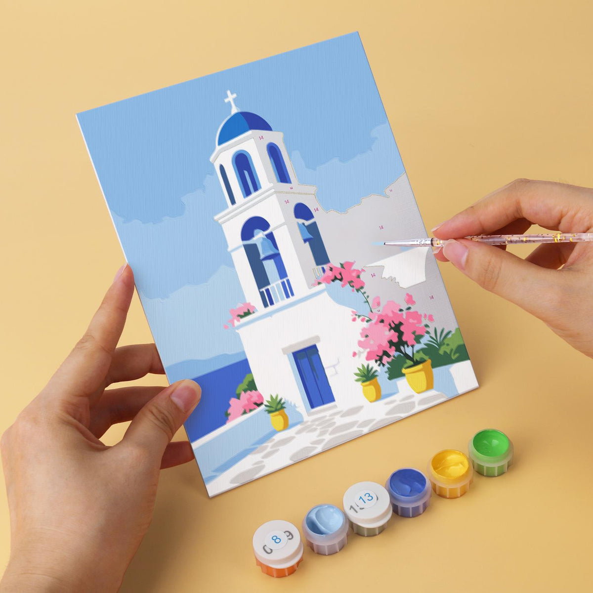 Blue Domes and Bougainvillea mini board kit – image 9