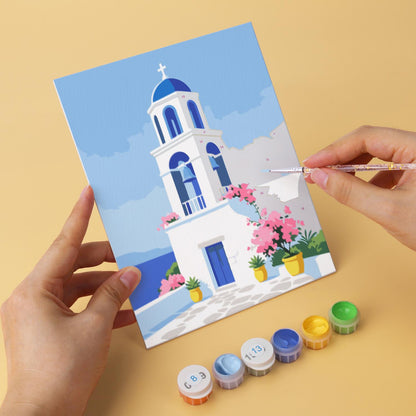 Blue Domes and Bougainvillea mini board kit – image 9