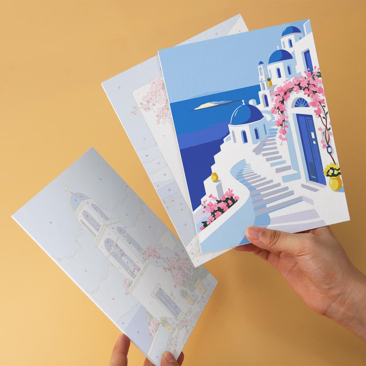 Blue Domes and Bougainvillea mini board kit – image 11