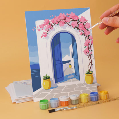 Blue Domes and Bougainvillea mini board kit – image 12