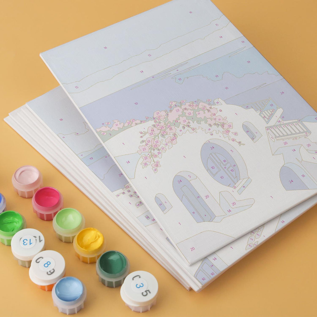 Blue Domes and Bougainvillea mini board kit – image 13