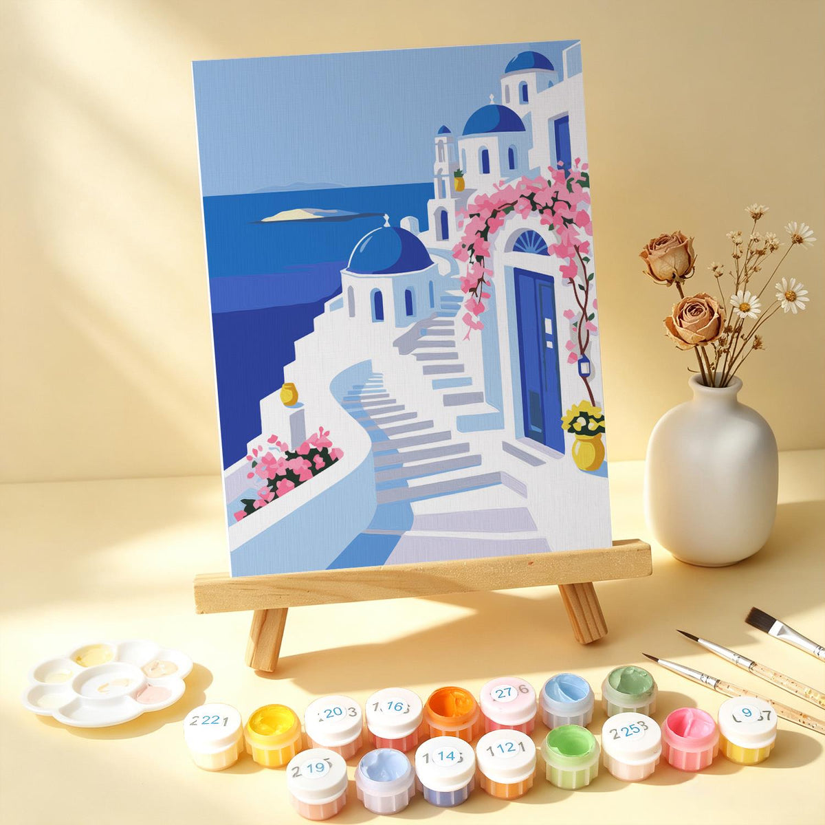 Blue Domes and Bougainvillea mini board kit – image 14