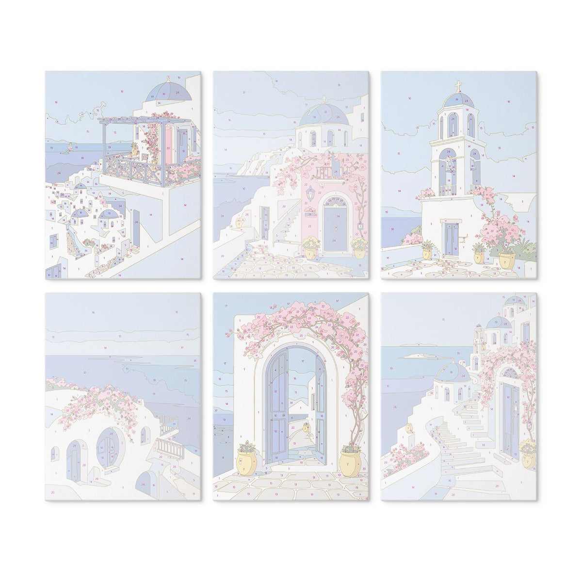 Blue Domes and Bougainvillea mini board kit – image 17