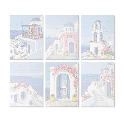 Blue Domes and Bougainvillea mini board kit – image 17