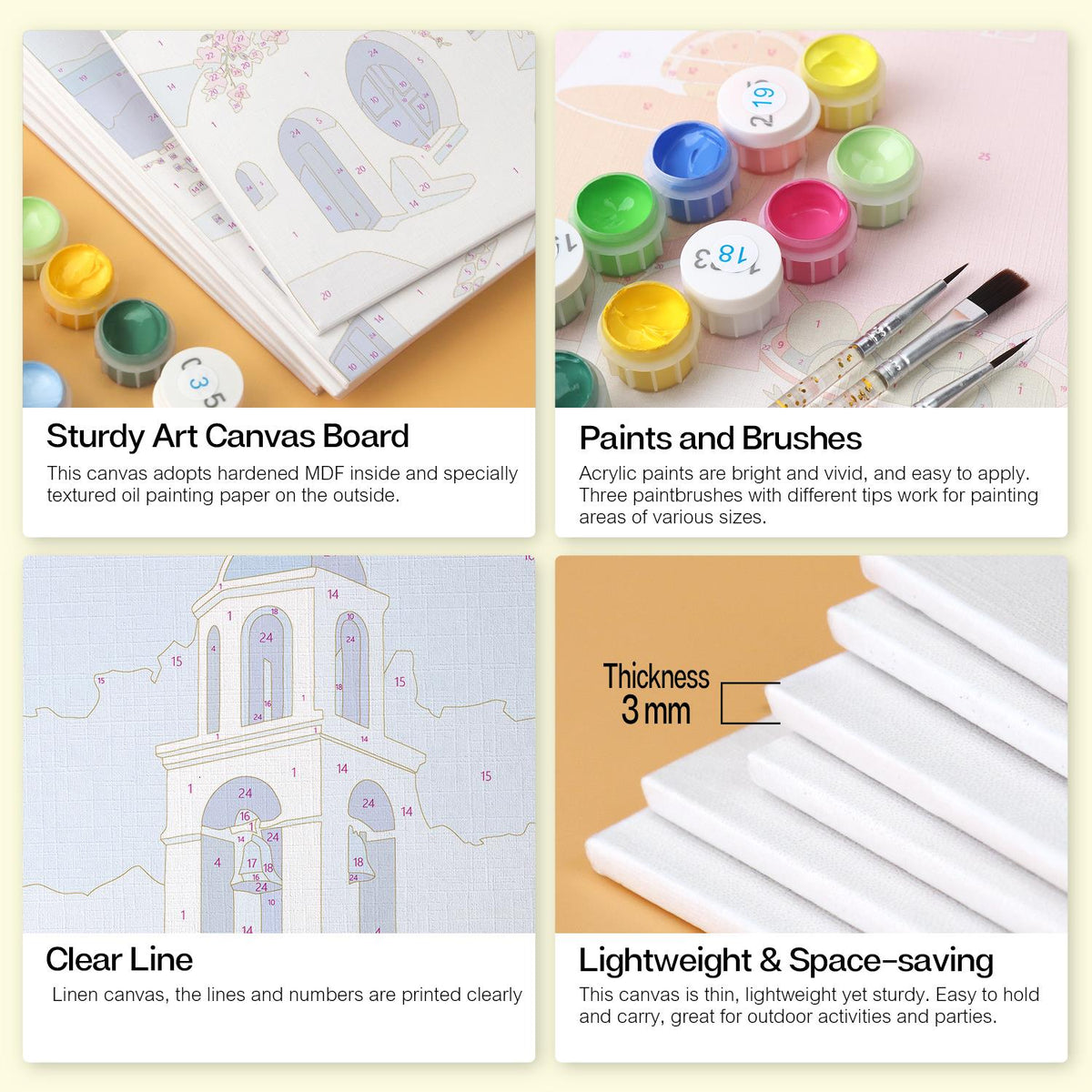 Blue Domes and Bougainvillea mini board kit – image 18