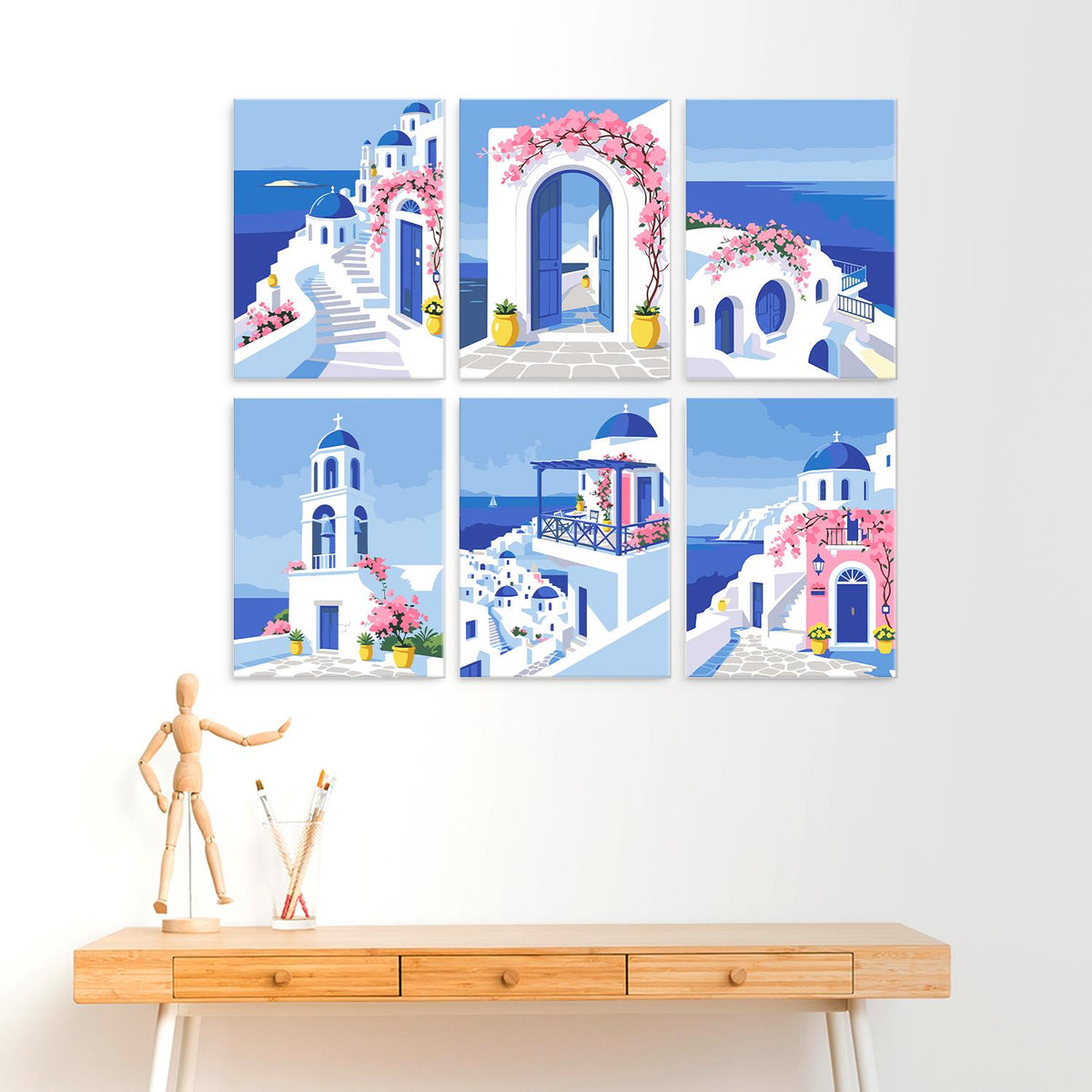 Blue Domes and Bougainvillea mini board kit – image 22