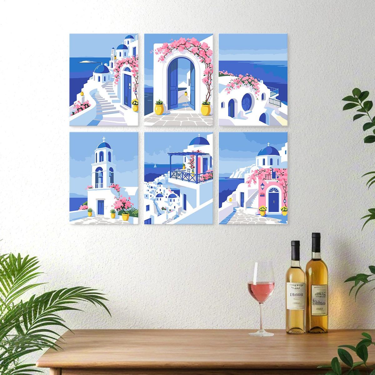 Blue Domes and Bougainvillea mini board kit – image 23