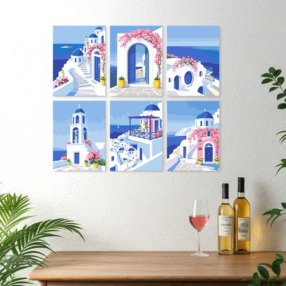Blue Domes and Bougainvillea mini board kit – image 23