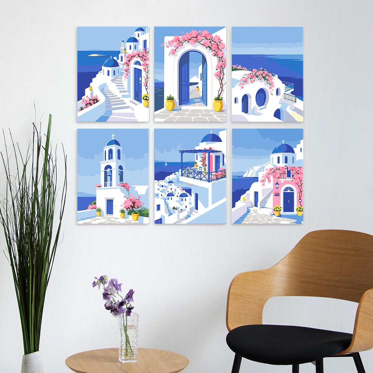 Blue Domes and Bougainvillea mini board kit – image 24