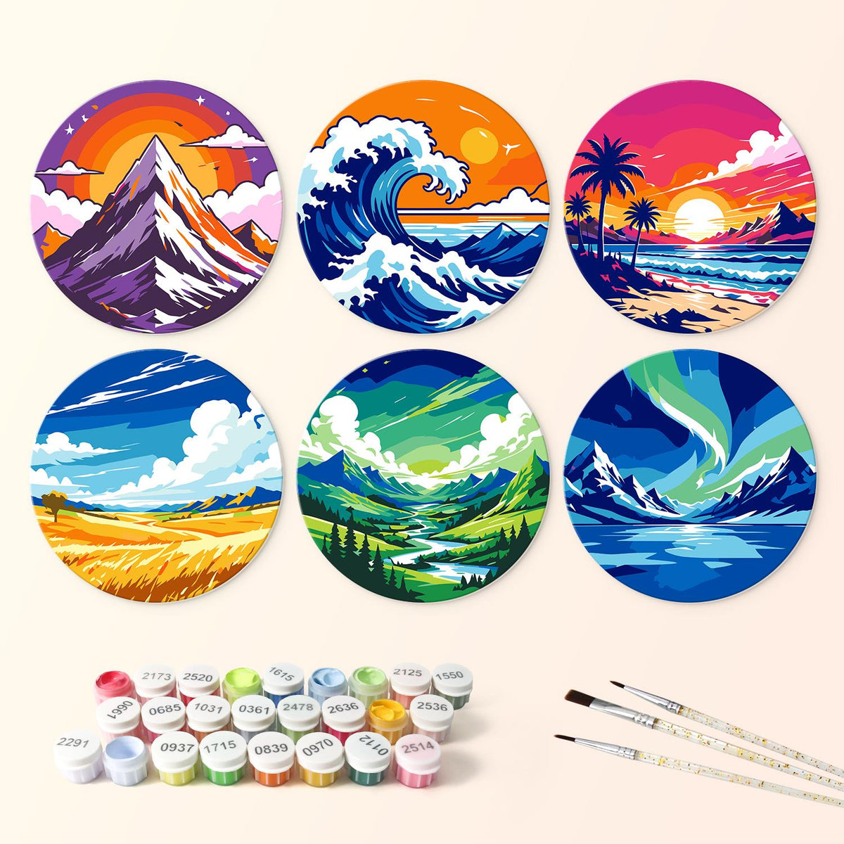 Aurora and Ocean Wave Vistas mini board kit – image 3