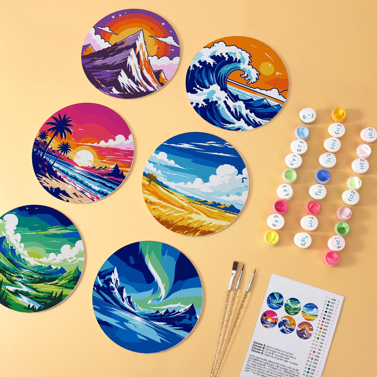 Aurora and Ocean Wave Vistas mini board kit – image 6