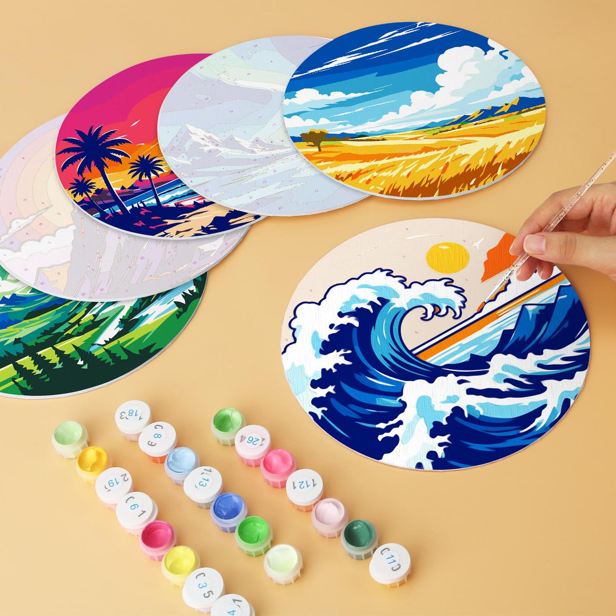 Aurora and Ocean Wave Vistas mini board kit – image 7
