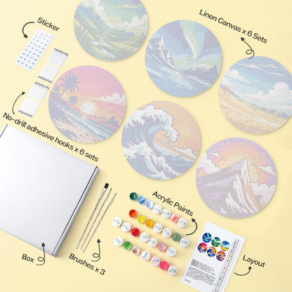 Aurora and Ocean Wave Vistas mini board kit – image 15