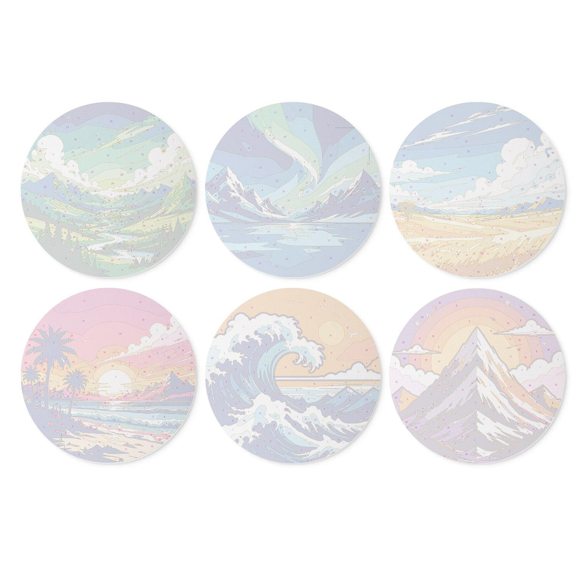 Aurora and Ocean Wave Vistas mini board kit – image 17