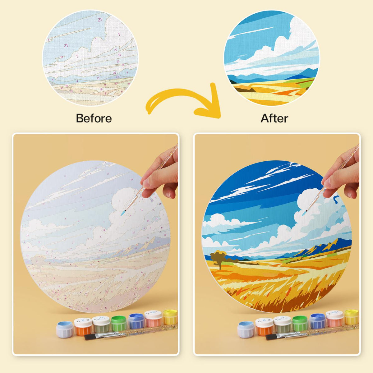 Aurora and Ocean Wave Vistas mini board kit – image 21