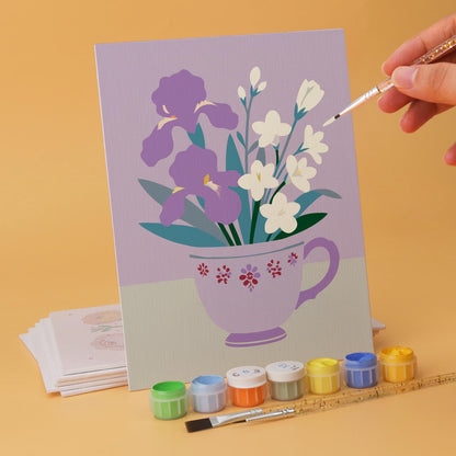 Sunflowers and Roses in Teacups mini board kit – image 12